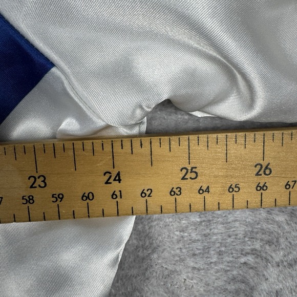 Vtg Bill Elliott Jacket Men's Large White Satin Coors Racing 1989 Winston Cup - Picture 10 of 10